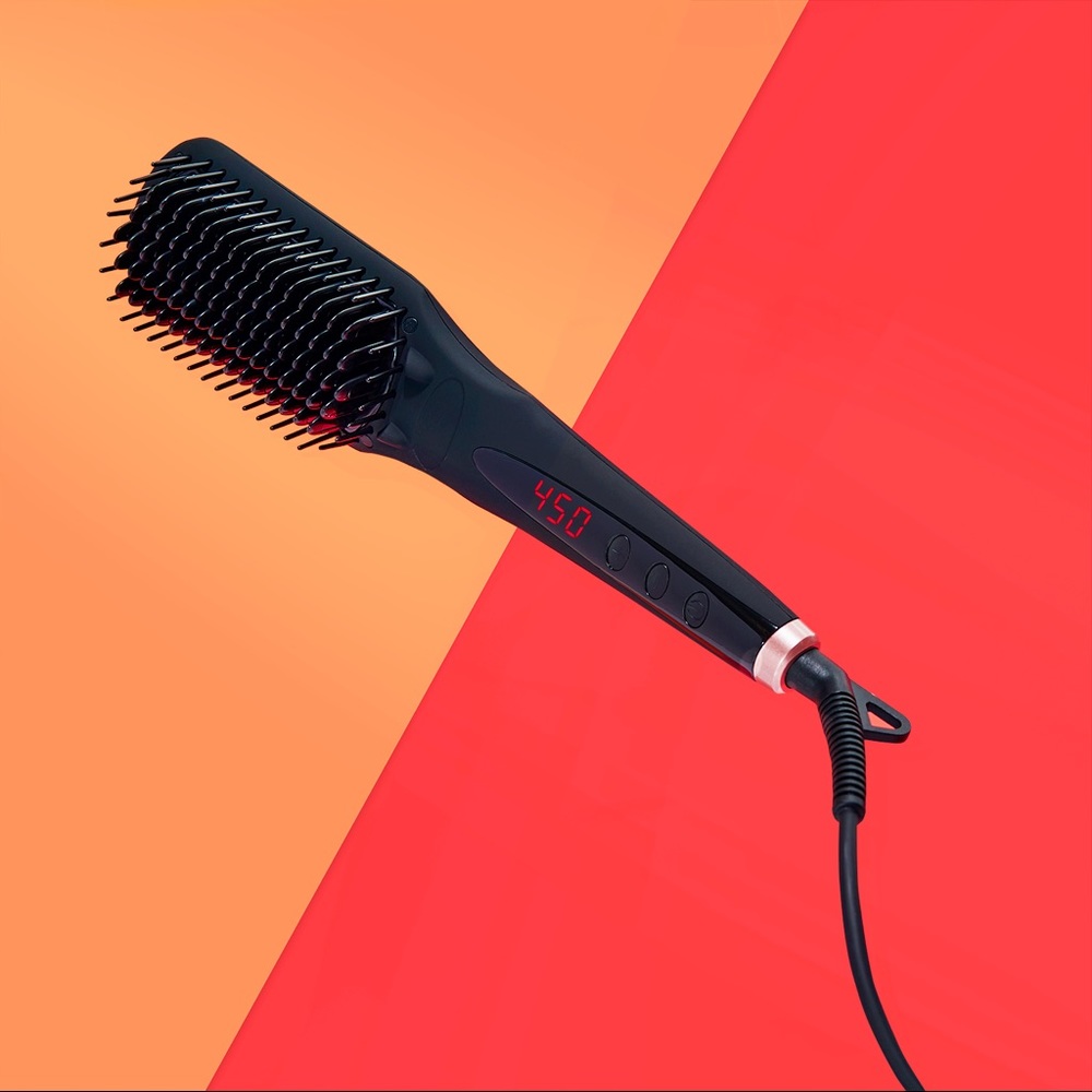 Amika polished perfection straightening brush